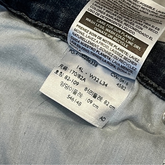 Denizen by Levi Modern Skinny Mid Rise Jean. Medium Blue Size 14 Long #777 - Picture 8 of 9